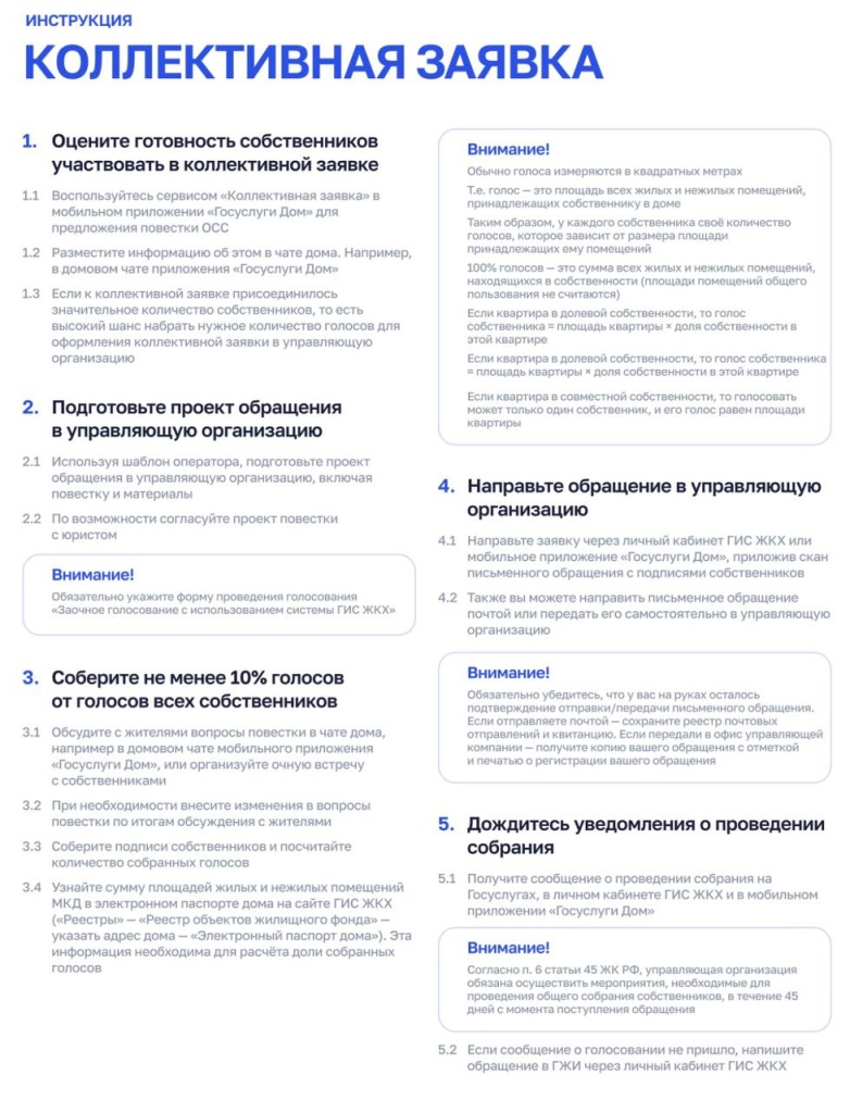 Коллективная заявка Коллективная заявка